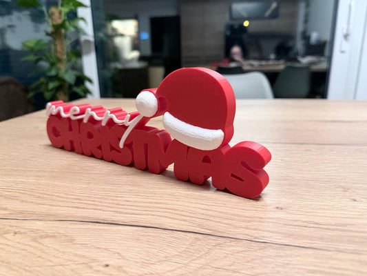 Merry Christmas 3D Sign