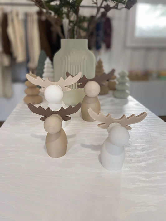 Nordic Moose Figurine
