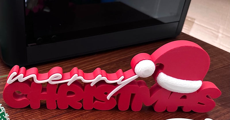 Merry Christmas 3D Sign