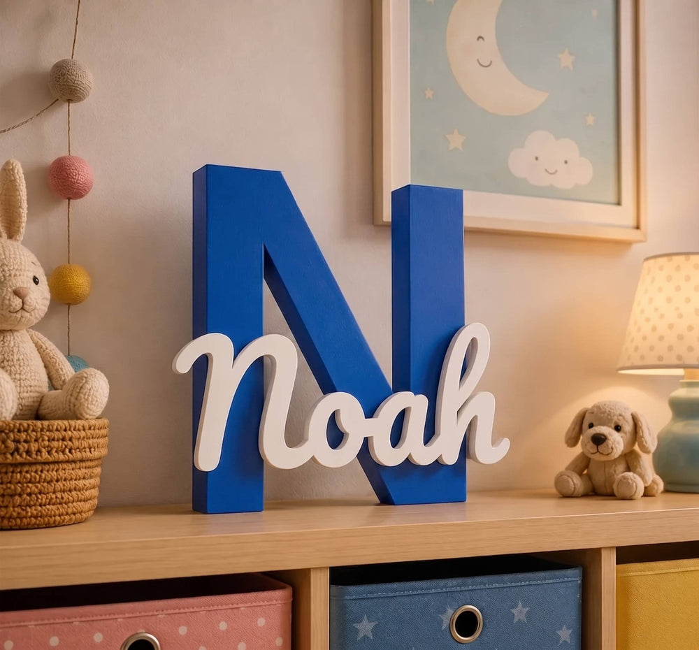 Personalized 3D Name Letter Décor