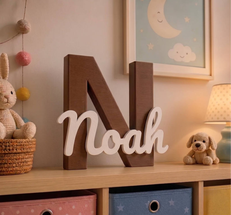 Personalized 3D Name Letter Décor
